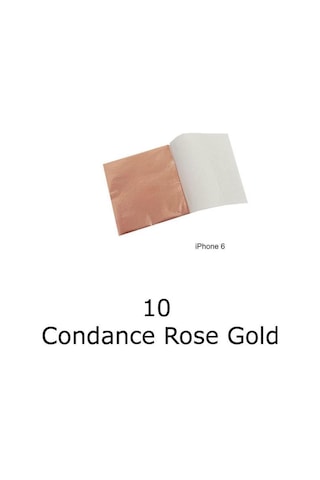 Varak Kaplama Yaprak Metalik Folyo İmitasyon 9x9cm 10lu Paket 10 Condance Rose Gold R5799f-10 Karışık