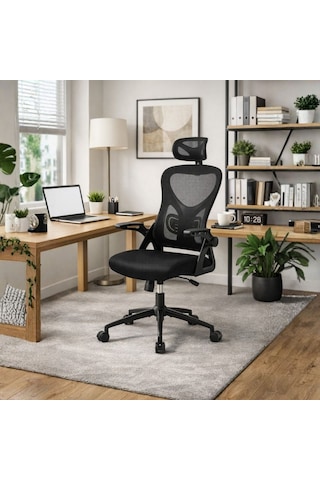 Action X Ergonomik File Sırtlı Yönetici Ve Çalışma Koltuğu Siyah Siyah