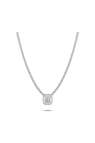 1.05 Karat Baget Pırlanta Gerdanlık