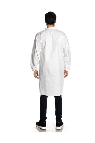 Faba Lo-530-beyaz-l Lami Neli Laboratuvar Önlüğü 53 Gr/m2