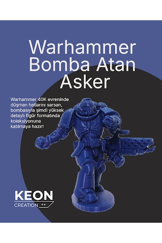 Warhammer 40k Bomba Atan Asker Figür