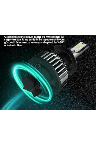 Niken Pro Led Xenon Far Ampul H1 H3 H4 H7 H8 H9 H11 H15 H16 9005 530809385