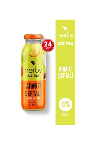 Ice Tea Armut Şeftali Soğuk Çay Şeker İlavesiz 250 Ml X 24