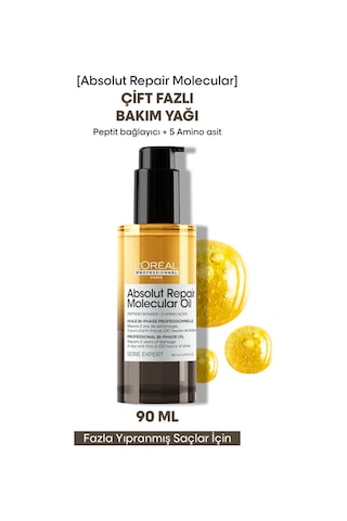 Paris Serie Expert Absolut Repair Molecular Dual Oil Saç Bakım Yağı 90ml
