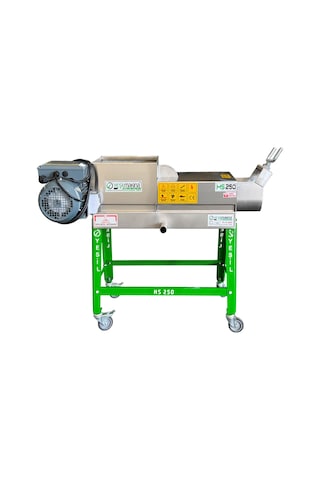 Yeşil Makina Helezonlu Üzüm Sıkma ve Şıra Makinesi 250 kg/saat