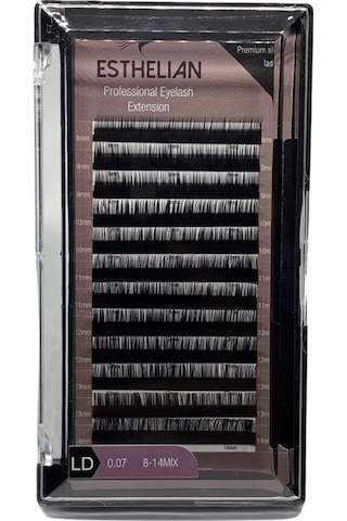 Esthelian İpek Kirpik LD Kıvrım 0.07 MM Mix Boy