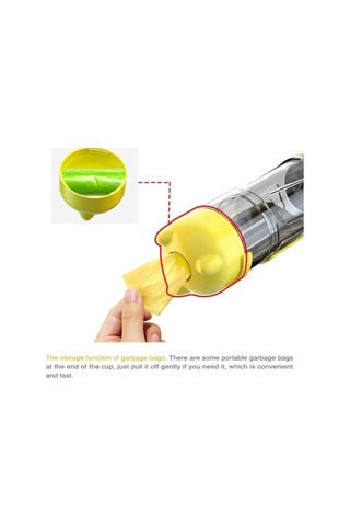 Pazly Çok İşlevli Köpek Seyahat Su Bardağı, 300ml, Abs+pc, Mavi, Yeşil, Pembe, Sarı Köpek Maması Evcil Hayvan Su Dağıtıcısı, Besleyici Kürek Tabure