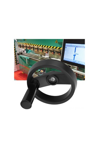 Samdoo Alüminyum Gövde Ve Nylon Kollü Katlanabilir Döner Makine Aleti El Tekerleği, 12x125mm, 4mm Anahtar Yolu, Sıkıcı Kullanim, Talaşlı İmalat İçin