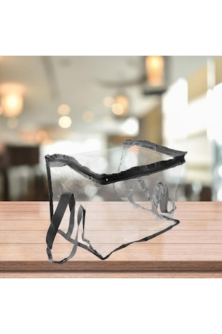 Trendooze Temizle Kitaplık Çantası Seyahat Ev Ofis Için Su Siyah Siyah