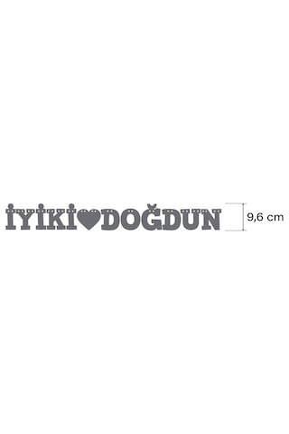 Siyah İyi Ki Doğdun Yazılı Banner , Doğum Günü Süsü, Simli Eva Banner Tüm Yaşlar