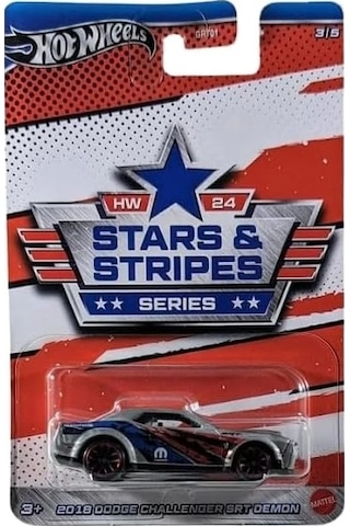 Hot Wheels Stars & Stripes : 2018 Dodge Challenger Srt Demon