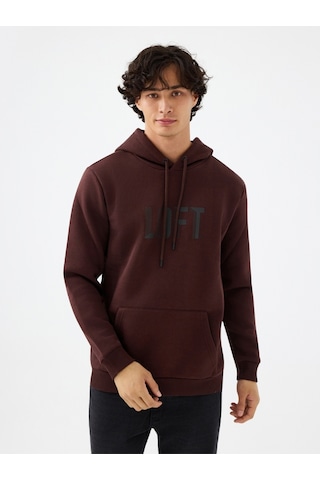 Regular Fit Erkek Sweatshirt Kahverengi