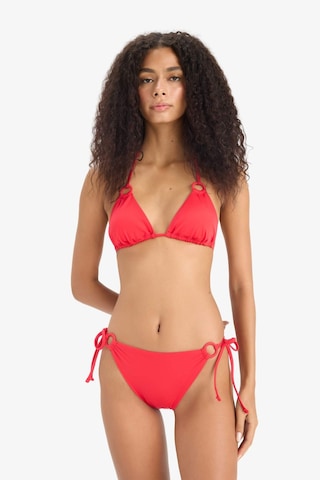 Defacto Regular Fit Üçgen Bikini Üstü-fall İn Love E0137ax25smrd197 Kırmızı