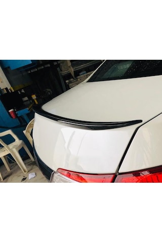 Toyota Corolla Uyumlu Bagaj Üstü Anatomik Spoiler Plastik Piano Black