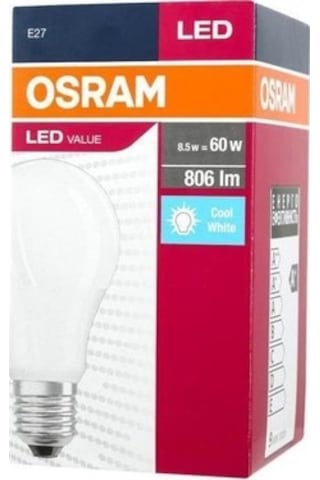 Osram 8,5 Wat E-27 Beyaz Işık Enerji Tasarruflu LED Ampul 10 Adet