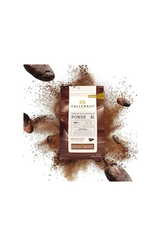 Callebaut Power 841 Sütlü Drop Çikolata 2,5 Kg