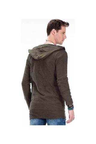 Cipo & Baxx Cl296 Çift Fermuarlı Uzun İnce Sweatshirt 001