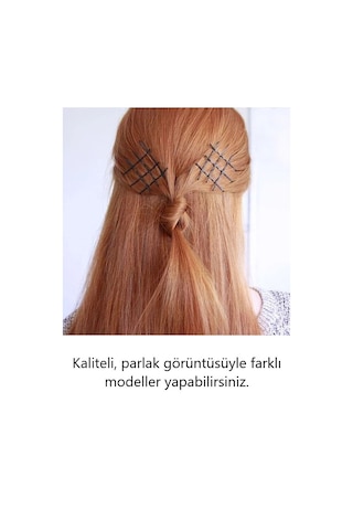 36 Adet 1. Kalite Metal Tel Toka Saç Tokası Siyah Tel Toka Siyah