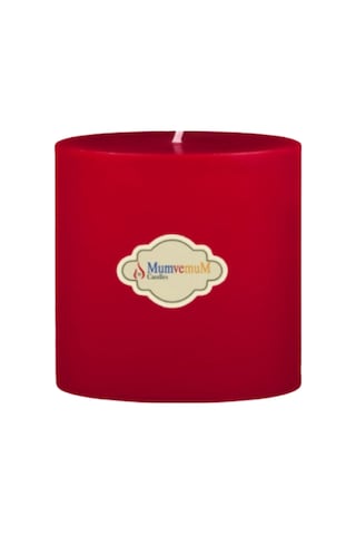 Small Çap : 10 Cm Set Mum Kırmızı Kirmızı