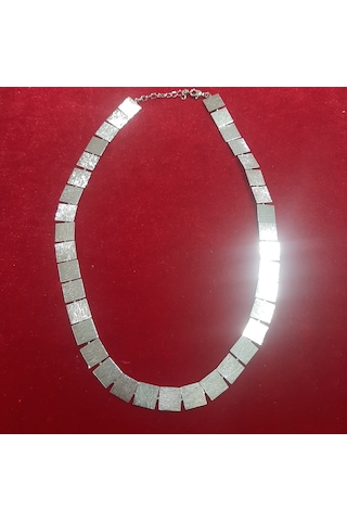 Fashion Jewelry Kare Kesme Kleopatra Çelik Kolye Gold