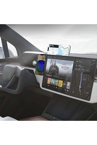 Liangmei Manyetik Dizüstü Telefon Tutucu Bilgisayar Monitörü Yan