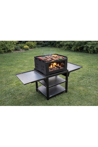 Tezgâhlı Fırınlı Barbekü Siyah
