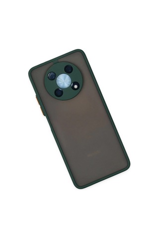 Huawei Nova Y90 Kılıf Montreal Silikon Kapak - Yeşil Düz Renkli