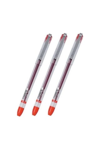 Dong-A Roller Kalem My-jel 05 Kırmızı İğne Uçlu 3 Adet