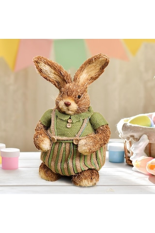 Suntek Tavşan Heykeli Bahçe Dekor Paskalya Tavşanı Heykelcik