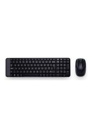 Logıtech Mk220 Q Türkçe Kablosuz Standart Siyah Klavye+ Mouse-208142