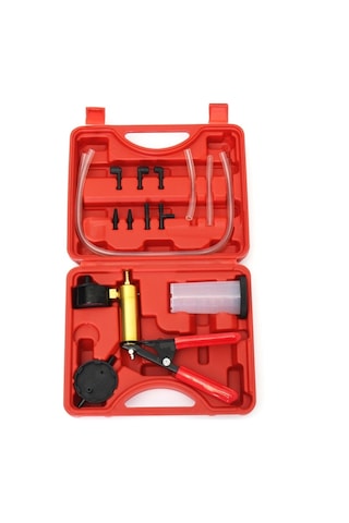 Sones 2'si 1 Arada Fren Hidroliği Hava Alma Değişimi El Tipi Vakum Tabanca Pompası Test Cihazı Kiti