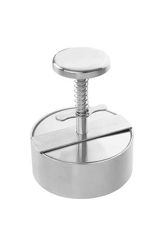 Sones 11,5 Cm Küçük Hamburg Preslenmiş Et 304 Paslanmaz Çelik Kek Presi