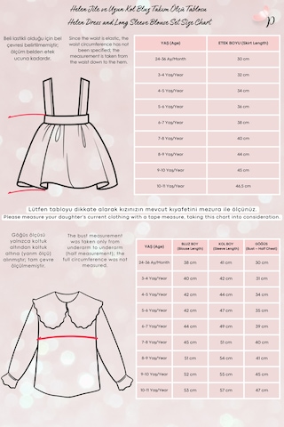 Kız Çocuk Helen Askılı Kat Kat Bağlama Jile Elbise Dantel Detay Uzun Kollu Bluz Takım Siyah