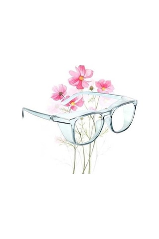 Trendooze Güvenlik Gözlükleri Kadın-erkek Saftey Anti-sis Şeffaf Mavi