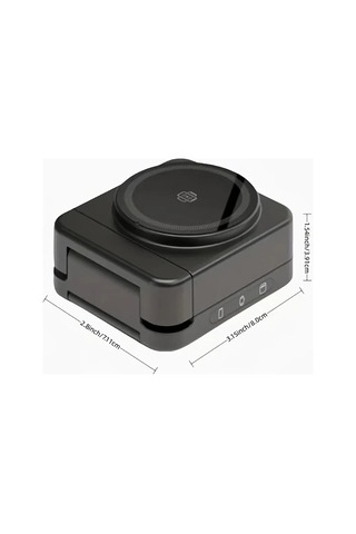 Topshop1 Katlanabilir Kablosuz Sarj Cihazi 3u 1 Arada Cok Fonksiyonlu Hizli Siyah Telefon Sarj Aleti