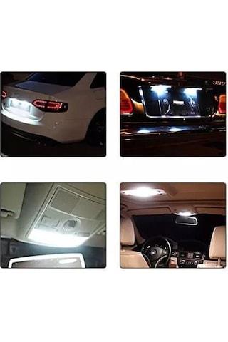2 Adet 36mm Sofit Led Aydınlatma Tavan Plaka Oto İç Aydınlatma Sü