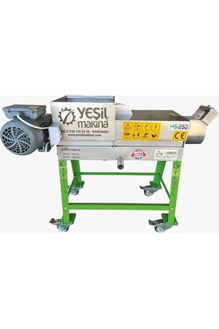 Yeşil Makine Elektrikli Üzüm Sıkma Makinesi Şıra Makinesi Hs-250 Yeşil Makine Elektrikli Üzüm Sıkma Makinesi Şıra Makinesi Hs-250