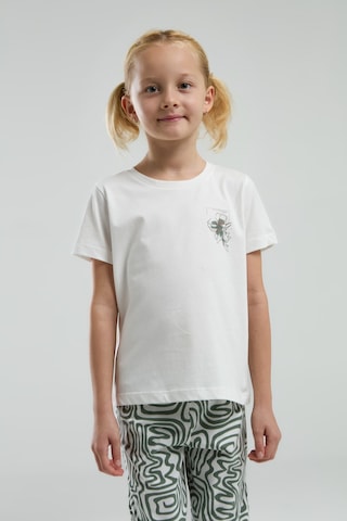 Toontoy Kız Çocuk Göğsü Baskılı Pijama Takım Yeşil
