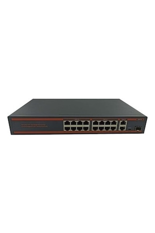 Nova Nd1pd1622lfgx 16 Port Poe+ 10/100 Mbps 2 Port 10/100/1000 Mbps Uplink 1 Port Sfp Switch