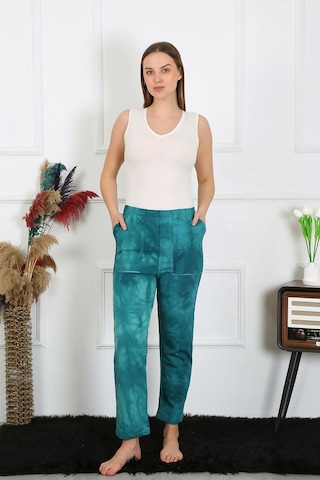 Akbeniz Kadın Pamuk Cepli 3 İplik Alt Eşofman Turkuaz 27510-turkuaz Turkuaz