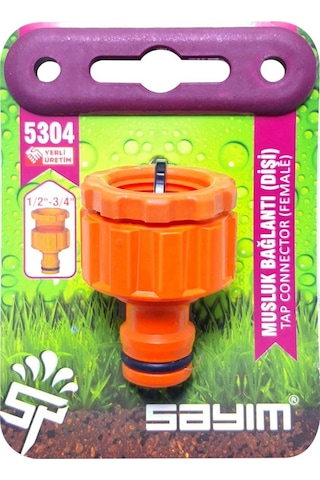 Hortum Jak Rekoru Otomatik Musluk Bağlantısı Dişi 1/2" - 3/4''