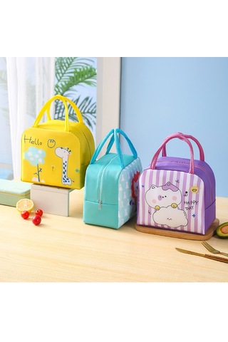 Yalıtımlı Öğle Yemeği Çantası Termal Öğle Yemeği Kutusu Lacivert Diğer