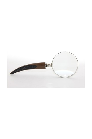 1 Adet Büyüteç Kemik Saplı El Tipi 20x18 Cm Okuma İnceleme İçin Magnifier Magnifying Glass