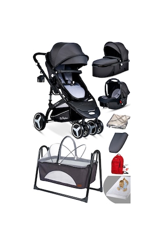 Baby Home Yeni Ekonomi Paket 8 In 1 945 Travel Sistem Bebek Arabası 340 Anne Yanı Bebek Sepeti Beşik