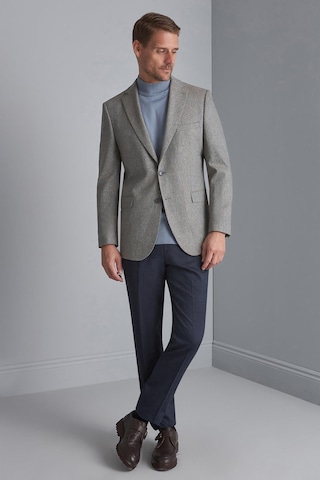 Erkek Mavi Barı 4 Drop / Geniş Kalıp Mono Yaka Ceket-10326 Mavi