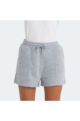 Slazenger VIXI Kadın Cepli Gri Şort