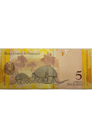 Emir Collectıon Venezuela 2007 Yılı 5 Bolivares Çil Unc Koleksiyon Para
