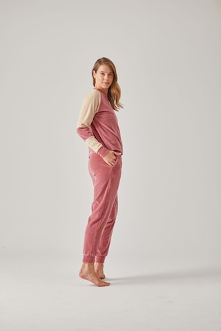 Pamuk 24123 Parçalı Kadife Kadın Pijama Takımı 001