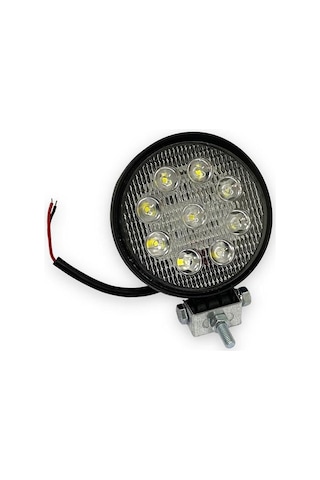 Nıken 9v-48v Çalışma Lambası 9 X 3w Power Ledli Yuvarlak 114 Mm