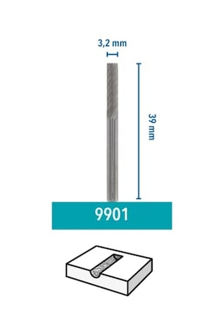 Kare Uçlu Tungsten Karpit Kesici 3 2 Mm